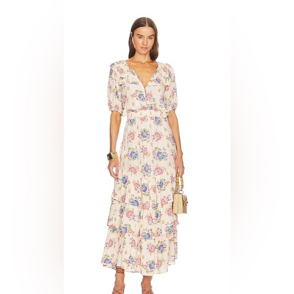 Spell Solstice Ruffle Gown Size M - Picture 2 of 11
